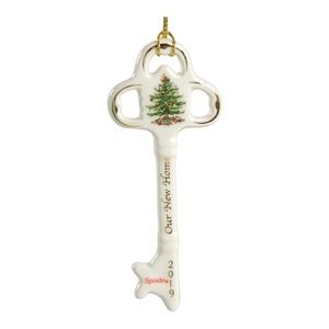 Spode Christmas Tree Collection “Our New Home Key Ornament” 2019